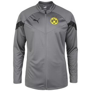 Borussia Dortmund Trainingsjacke Herren, grau / gelb, zoom bei OUTFITTER Online