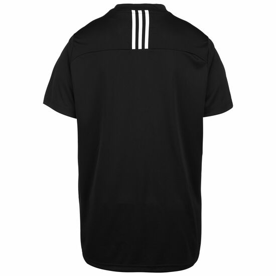 Primeblue Designed To Move 3-Streifen Trainingsshirt Herren, schwarz, zoom bei OUTFITTER Online
