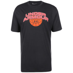 Basketball Branded Wordmark T-Shirt Herren, schwarz, zoom bei OUTFITTER Online
