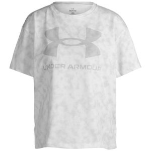 Logo AOP T-Shirt Damen, hellgrau, zoom bei OUTFITTER Online