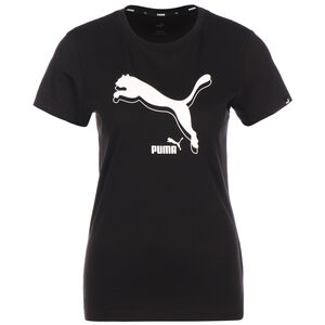 Power Logo T-Shirt Damen, schwarz / weiß, zoom bei OUTFITTER Online