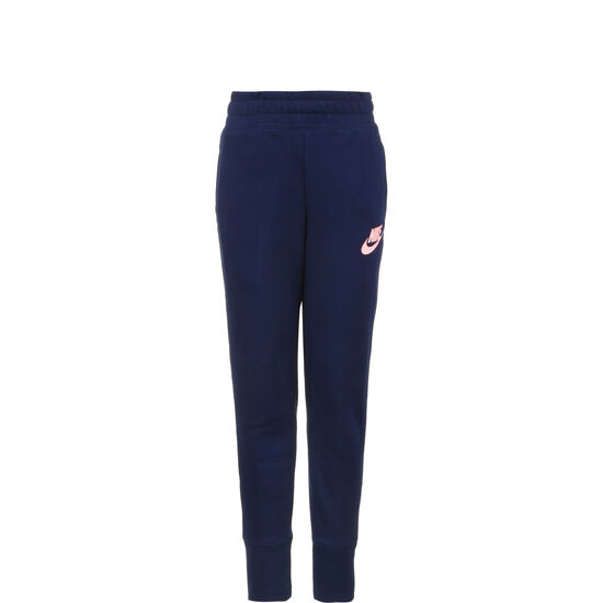 Club French Terry Jogginghose Kinder, dunkelblau / rosa, zoom bei OUTFITTER Online
