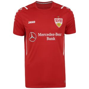 VfB Stuttgart Challenge Trainingsshirt Herren, rot / weiß, zoom bei OUTFITTER Online