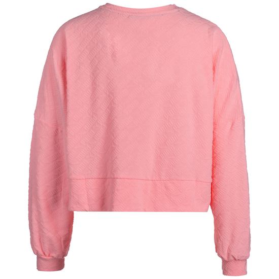 Branded Fleece Sweatshirt Damen, korall, zoom bei OUTFITTER Online