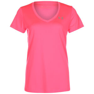 V-Neck Trainingsshirt Damen, pink / rosa, zoom bei OUTFITTER Online