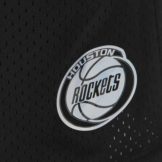 NBA Houston Rockets Iridescent Mesh Shorts Herren, schwarz, zoom bei OUTFITTER Online