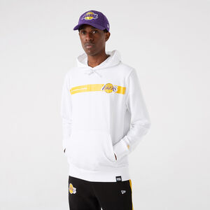 NBA Los Angeles Lakers Team Logo Kapuzenpullover Herren, weiß / gelb, zoom bei OUTFITTER Online