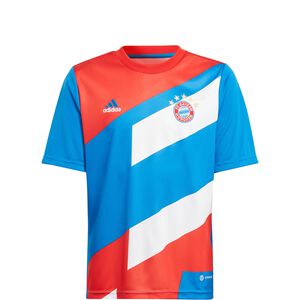 FC Bayern München Pre-Match Trainingsshirt Kinder, rot / blau, zoom bei OUTFITTER Online