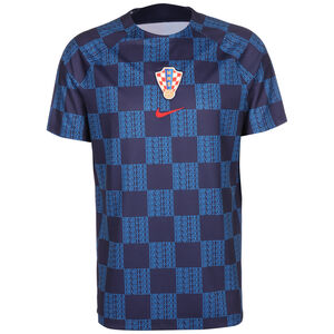 Kroatien Pre-Match Trainingsshirt Herren, dunkelblau / rot, zoom bei OUTFITTER Online
