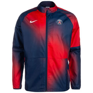 Paris St.-Germain Repel Academy Regenjacke Herren, dunkelblau / rot, zoom bei OUTFITTER Online