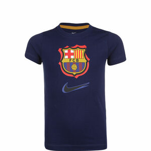 FC Barcelona Crest 92Trap T-Shirt Kinder, dunkelblau, zoom bei OUTFITTER Online