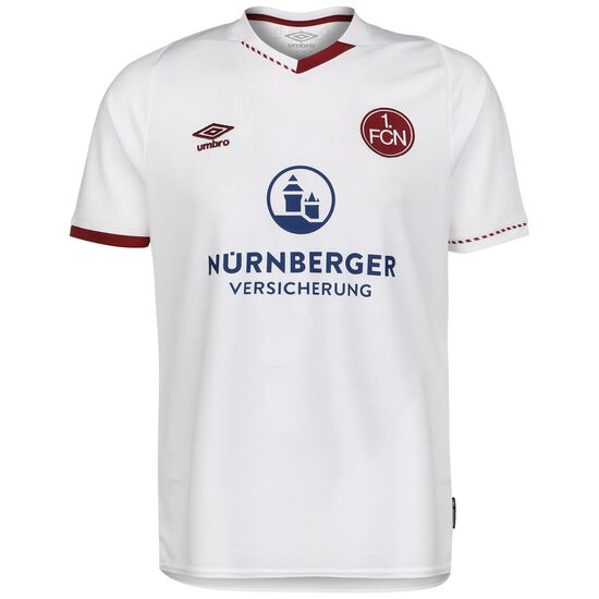 1. FC Nürnberg Trikot Away 2020/2021 Herren, weiß / rot, zoom bei OUTFITTER Online