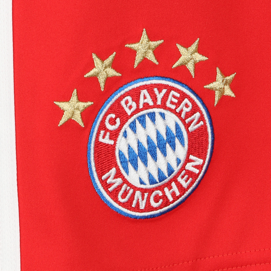 FC Bayern München Short Home 2022/2023 Herren, rot / weiß, zoom bei OUTFITTER Online
