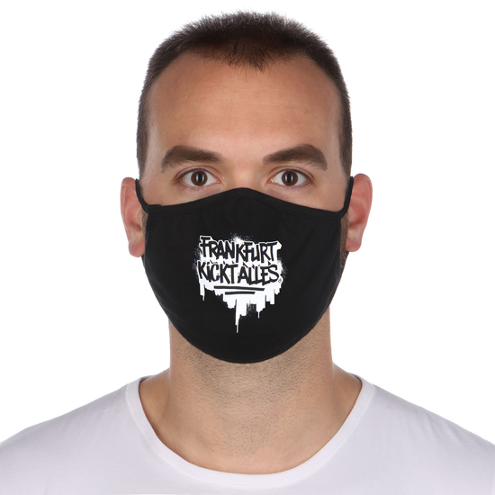 Cotton Facemask, schwarz, zoom bei OUTFITTER Online