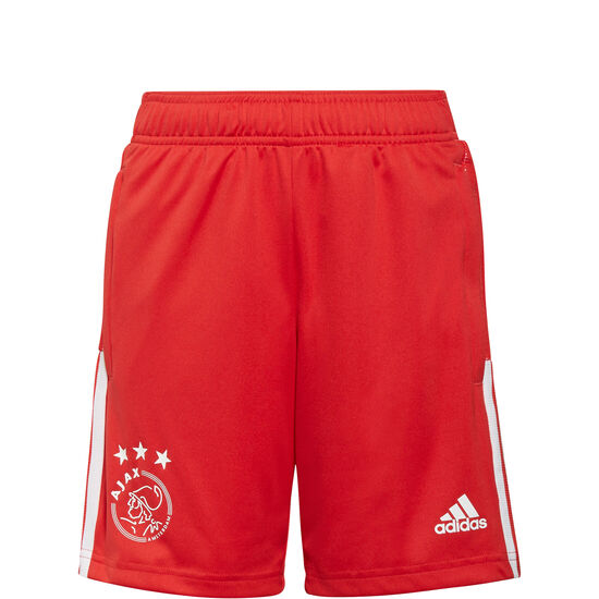 Ajax Amsterdam Trainingsshorts Kinder, rot / weiß, zoom bei OUTFITTER Online