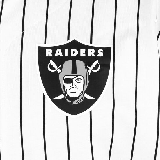 NFL Las Vegas Raiders Pinstripe Trikot Herren, weiß / schwarz, zoom bei OUTFITTER Online