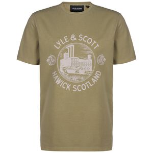 Hawick Print T-Shirt Herren, grün, zoom bei OUTFITTER Online