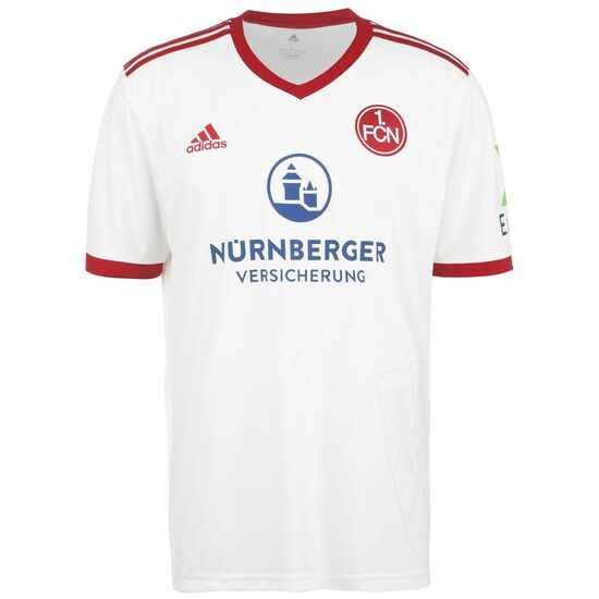 1. FC Nürnberg Trikot Away 2021/2022 Herren, weiß / rot, zoom bei OUTFITTER Online