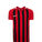 Striped Division III Trikot Kinder, rot / schwarz, zoom bei OUTFITTER Online
