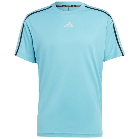Workout Base T-Shirt Herren, blau / schwarz, zoom bei OUTFITTER Online