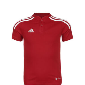 Condivo 22 Poloshirt Kinder, rot / weiß, zoom bei OUTFITTER Online