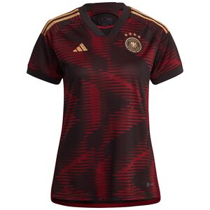 DFB Trikot Away WM 2022 Damen, schwarz / rot, zoom bei OUTFITTER Online