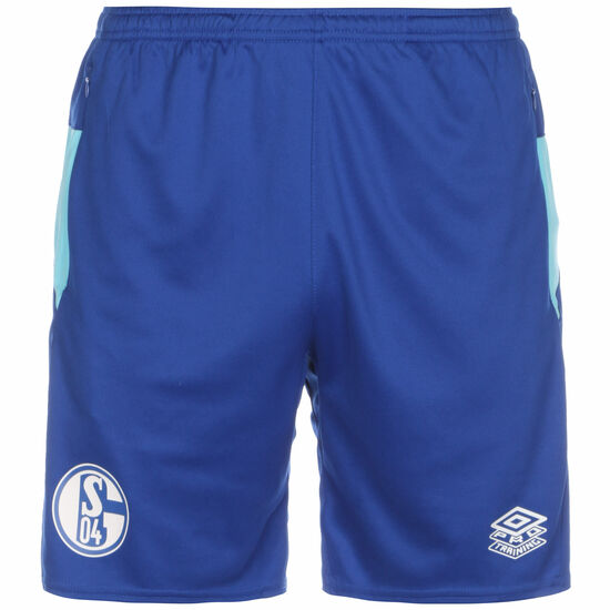 FC Schalke 04 Trainingsshorts Herren, blau / hellblau, zoom bei OUTFITTER Online