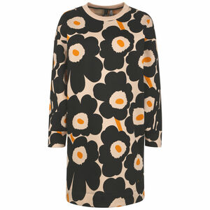 Marimekko Fleece Kleid Damen, schwarz / beige, zoom bei OUTFITTER Online
