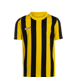 Striped Division IV Fußballtrikot Kinder, gelb / schwarz, zoom bei OUTFITTER Online
