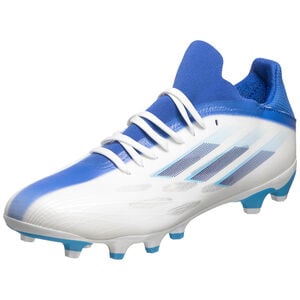 X Speedflow.2 MG Fußballschuh Herren, weiß / blau, zoom bei OUTFITTER Online