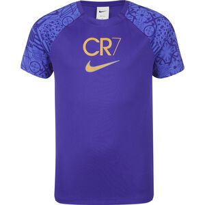 CR7 Dry Trainingsshirt Kinder, lila / gold, zoom bei OUTFITTER Online