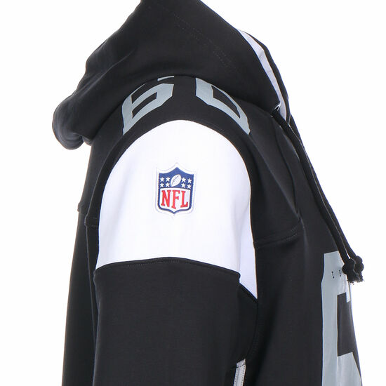 NFL Las Vegas Raiders Iconic Franchise Kapuzenpullover Herren, schwarz / weiß, zoom bei OUTFITTER Online