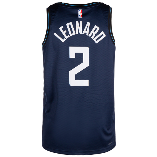 NBA Los Angeles Clippers Kawhi Leonard City Edition Swingman Trikot Herren, dunkelblau, zoom bei OUTFITTER Online