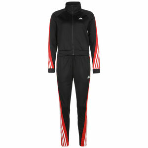Teamsport Trainingsanzug Damen, schwarz / rot, zoom bei OUTFITTER Online