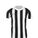 Striped Division IV Fußballtrikot Kinder, weiß / schwarz, zoom bei OUTFITTER Online
