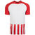 Striped Division III Fußballtrikot Herren, rot / weiß, zoom bei OUTFITTER Online