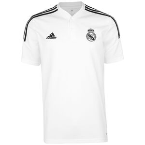Real Madrid Poloshirt Herren, weiß / schwarz, zoom bei OUTFITTER Online