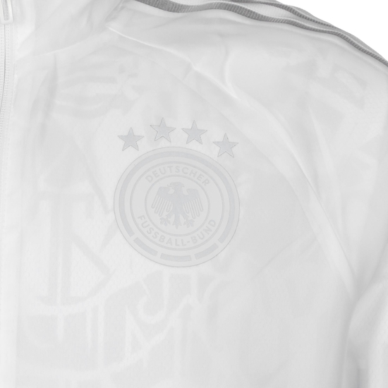 DFB Uniforia Anthem Jacke EM 2021 Herren, weiß / hellgrau, zoom bei OUTFITTER Online