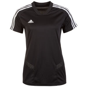 Tiro 19 Trainingsshirt Damen, schwarz / weiß, zoom bei OUTFITTER Online