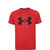 Tech Big Logo Trainingsshirt Kinder, rot / schwarz, zoom bei OUTFITTER Online