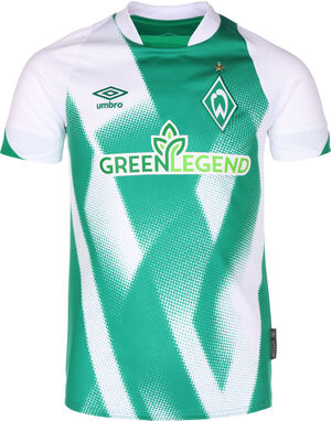 SV Werder Bremen Trikot Home 2022/2023 Kinder, grün / weiß, zoom bei OUTFITTER Online