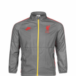 FC Liverpool Repel Academy AWF Trainingsjacke Kinder, grau / rot, zoom bei OUTFITTER Online