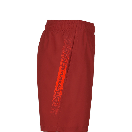 Woven Graphic Trainingshorts Kinder, rot / weiß, zoom bei OUTFITTER Online