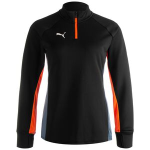 individualBLAZE Trainingspullover Damen, schwarz / orange, zoom bei OUTFITTER Online