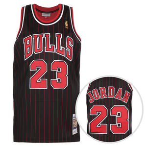 NBA Chicago Bulls Michael Jordan Authentic Trikot Herren, schwarz / rot, zoom bei OUTFITTER Online