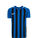 Striped Division III Trikot Kinder, blau / schwarz, zoom bei OUTFITTER Online