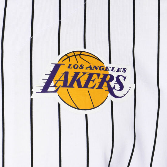 NBA Los Angeles Lakers Pinstripe Trikot Herren, weiß / schwarz, zoom bei OUTFITTER Online