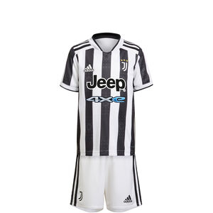 Juventus Turin Minikit Home 2021/2022 Kleinkinder, weiß / schwarz, zoom bei OUTFITTER Online