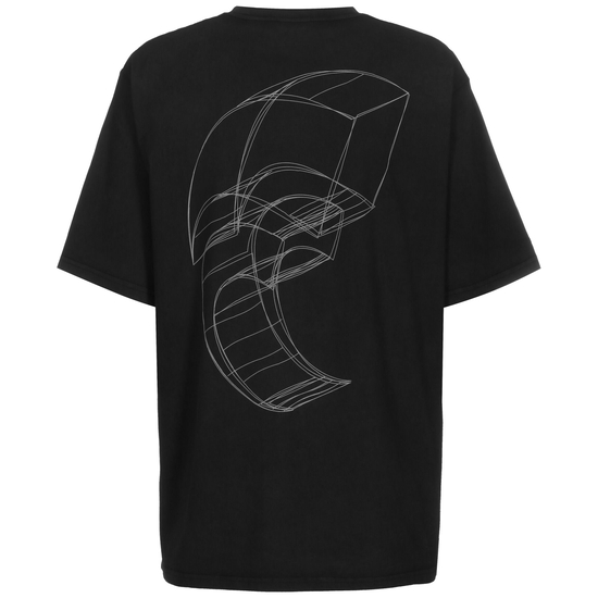 FOKUS CLAN True Sight Oversized T-Shirt Herren, schwarz / weiß, zoom bei OUTFITTER Online