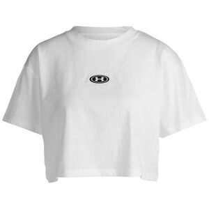 BRANDED LOGO CROP T-Shirt Damen, weiß, zoom bei OUTFITTER Online
